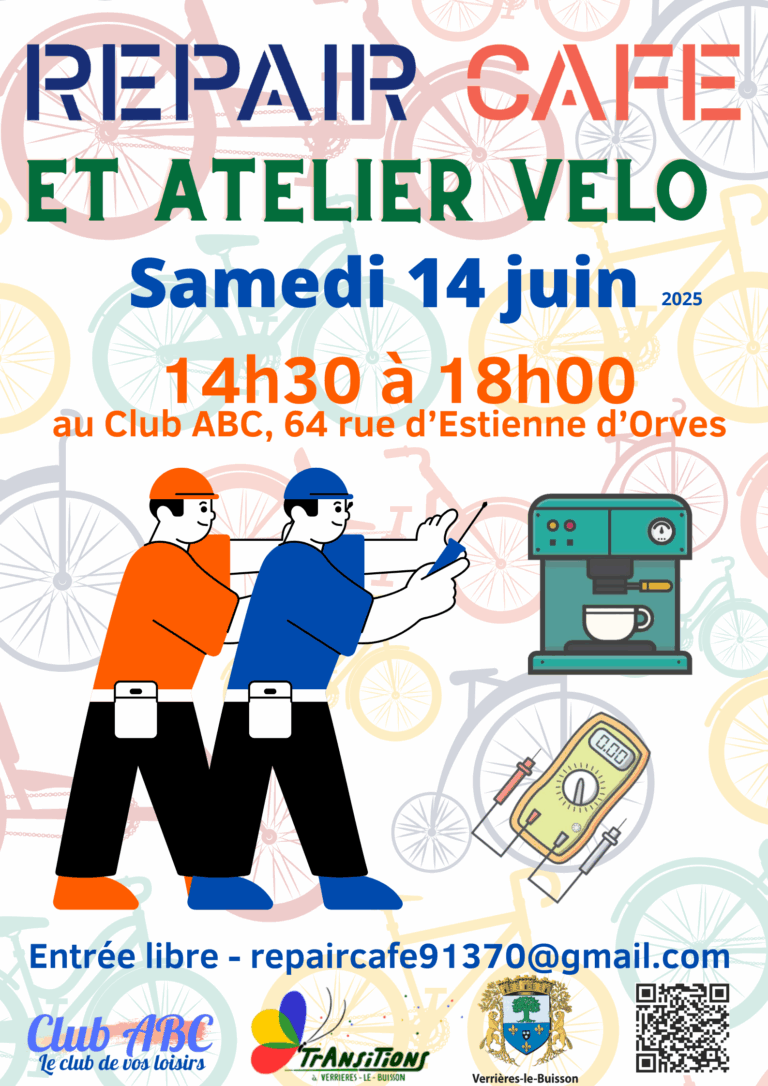 AFFICHE REPAIR CAFE 14 juin